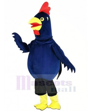 Black Cock Rooster Mascot Costume Animal