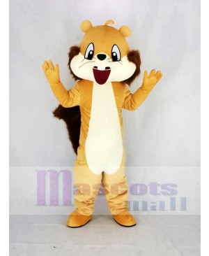 Cute Brown Squirrel Mascot Costume Animal