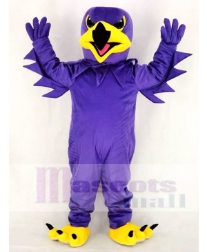 Purple Night Hawk Mascot Costume