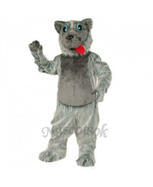 Cute Lobo Dog Mascot Costume