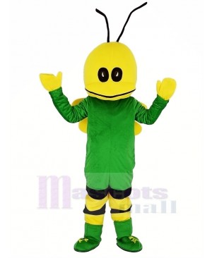 Green Bee Mascot Costume Animal