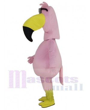 Pink Flamingo Bird Mascot Costume Animal