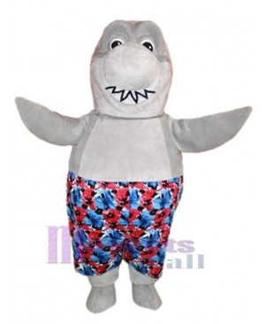 Shark mascot costume