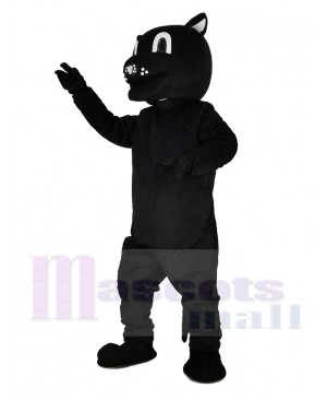 Funny Black Patrick Panther Mascot Costume Animal
