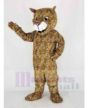Cute Brown Big Cat Leopard Mascot Costume Animal