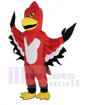 Red and White Thunderbird Mascot Costume Animal