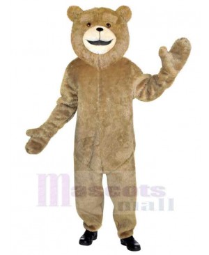 Brown Teddy Bear Mascot Costume For Adults Mascot Heads