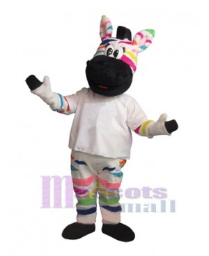 Zebra mascot costume