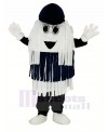 Blue & White Car Wash Cleaning Brush Mascot Costume
