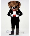 Gentleman Cobra Snake Mascot Costume