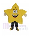 Yellow Comic Star Mascot Costume