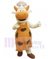 Chef Cow mascot costume