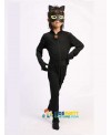 Lady Bug Costume,New Ladybug Party Kids Boys Clothing Sets Black Cat Noir Carnival Cosplay For Adults Men Jumpsuit+Mask Costume