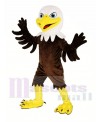 White Head Eagle with Blue Eyes Mascot Costume