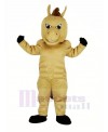 Light Brown Power Horse Mascot Costume Animal