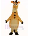 Cute Yellow Giraffe Mascot Costume