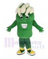 Funny Green Wave Mascot Costume