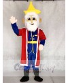 Old King with Red Cloak Mascot Costumes