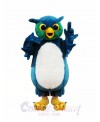 Cute Blue and Green Owl Mascot Costumes  