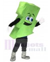 Cute Neon Green Lightning Bolt Mr. Electric Lightning Bolt Mascot Costumes