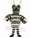 Gray Mosquito Mascot Costume Animal