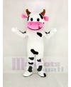 Cute Cow with Pink Mouth Mascot Costume Animal