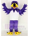 Purple Night Hawk with White Vest Mascot Costume