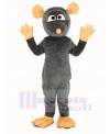 Grey Rat with Big Eyes Mascot Costume Animal