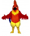 High Quality Red Rooster Mascot Costume