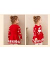 Funnycokid Little Girls Christmas Dress Xmas Gifts Knitted Sweater Dresses