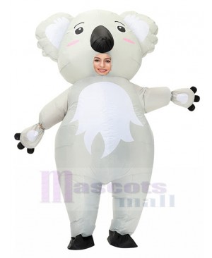 Halloween Grey Koala Inflatable Costume Adult Christmas Suit Unisex Cosplay Party Funny Costume