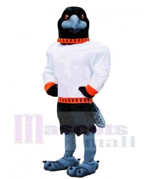 Fierce Sporty Raven Mascot Costume  