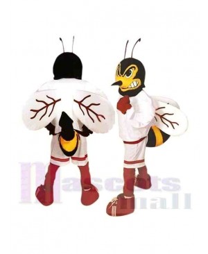 Angry Bee Mascot Costume 