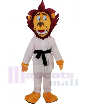 Karate Lion Mascot Costume Animal