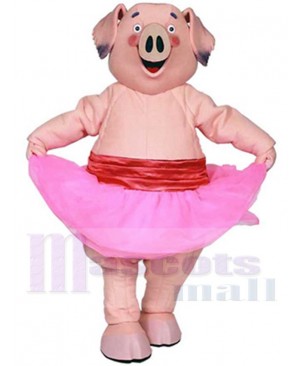 Mercy Watson Pig Mascot Costume Cartoon