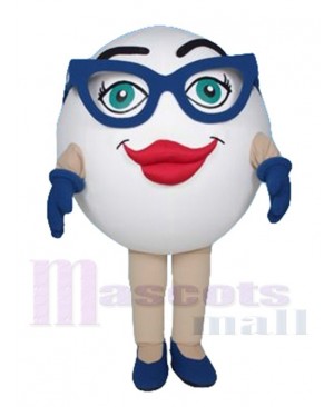 Lucky Ms. Lotto Mascot Costume Cartoon