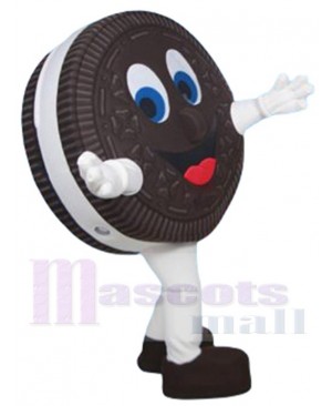 Tasty Oreo Sandwich Cookie Mascot Costume Cartoon
