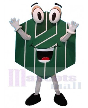 Bank Green Hunter Mascot Costume Cartoon