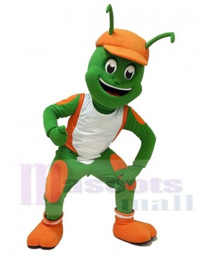 Sport Green Insect Mascot Costume For Adults Mascot Heads