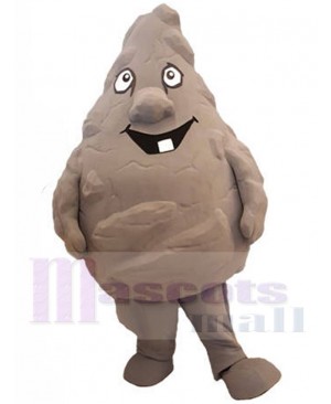 Rock Stone Mascot Costume Cartoon