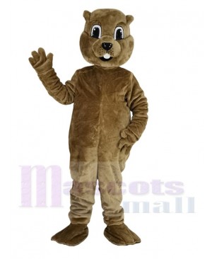 Brown Groundhog Mascot Costume Animal