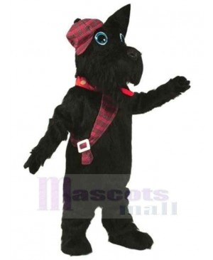 Black Scotty Dog Mascot Costume Animal