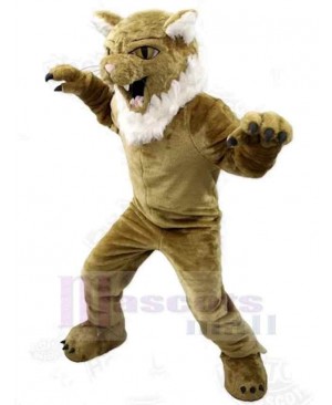 Strong Fierce Wildcat Mascot Costume Animal Adult
