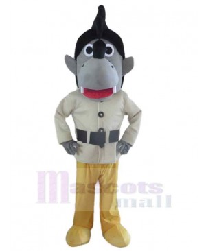Bad Wolf Mascot Costume Animal with Yellow Pants