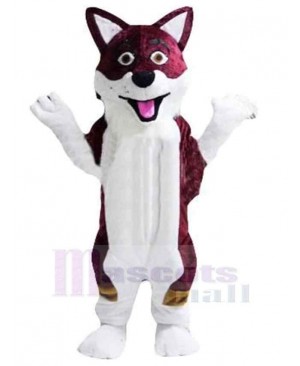 Red Wolf Fancy Dress Mascot Costume Animal