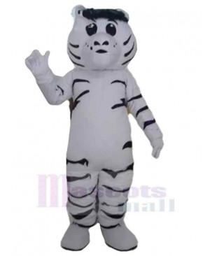 White Tiger Mascot Costume Animal Fancy Dress