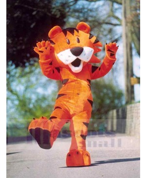Lovely Orange Tiger Mascot Costume Animal