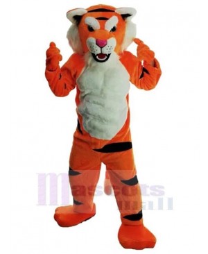 High Quality Orange Tiger Mascot Costume Animal Adult