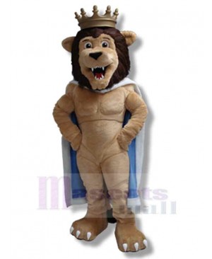 Muscle King Lion Mascot Costume Animal