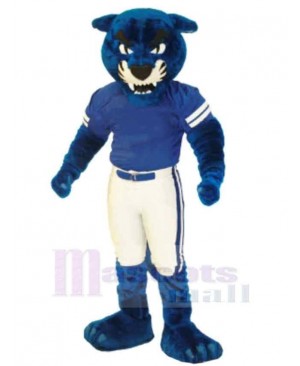 Superb Blue Panther Mascot Costume Animal